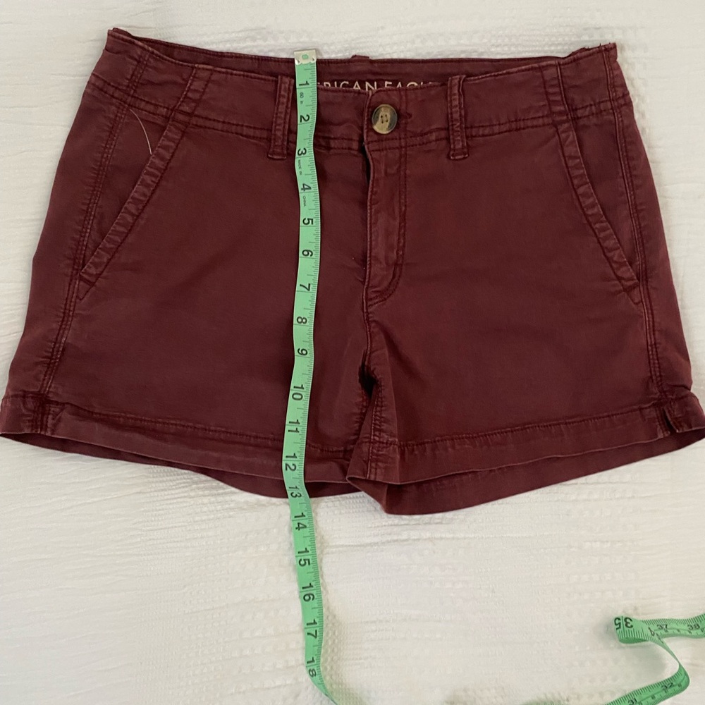American Eagle Outfitters Women's Burgundy Shorts